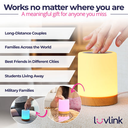 Global Connect | Friendship Lamp with Instant Tap Activation | Thoughtful Gift for Maintaining Long-Distance Relationships 5