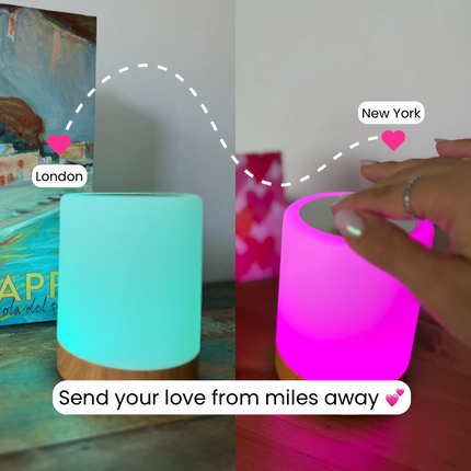 Global Connect | Friendship Lamp with Instant Tap Activation | Thoughtful Gift for Maintaining Long-Distance Relationships 8