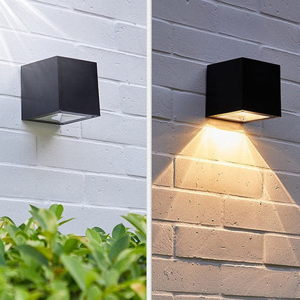 GlowBeam | Solar Outdoor Wall Lamp with Intelligent Sensor | Weather-Resistant Design for Eco-Friendly Ambiance 2