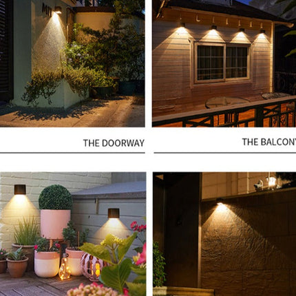 GlowBeam | Solar Outdoor Wall Lamp with Intelligent Sensor | Weather-Resistant Design for Eco-Friendly Ambiance 3