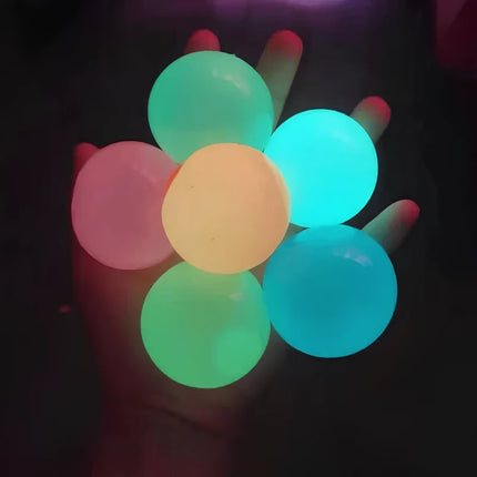 GlowBubbles Stress Relief Balls with Soft Squeezable Design | Glowing Décor for Relaxation & Fun