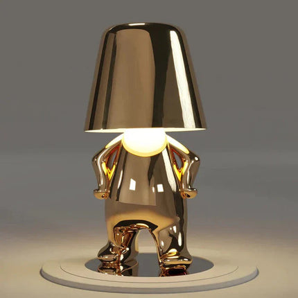 GlowCraft | Unique Table Lamp with USB Rechargeable Design | Adjustable Brightness for Cozy Ambiance 13