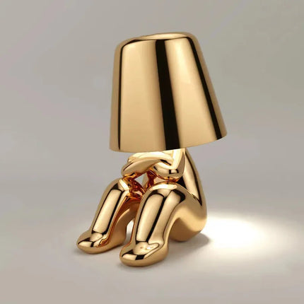 GlowCraft | Unique Table Lamp with USB Rechargeable Design | Adjustable Brightness for Cozy Ambiance 14