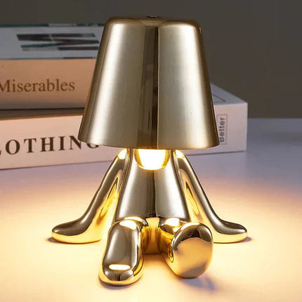 GlowCraft | Unique Table Lamp with USB Rechargeable Design | Adjustable Brightness for Cozy Ambiance 2