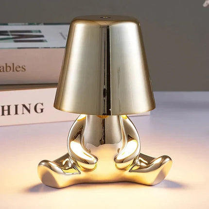 GlowCraft | Unique Table Lamp with USB Rechargeable Design | Adjustable Brightness for Cozy Ambiance 3
