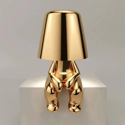 GlowCraft | Unique Table Lamp with USB Rechargeable Design | Adjustable Brightness for Cozy Ambiance 4