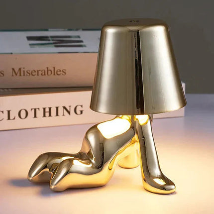 GlowCraft | Unique Table Lamp with USB Rechargeable Design | Adjustable Brightness for Cozy Ambiance 6