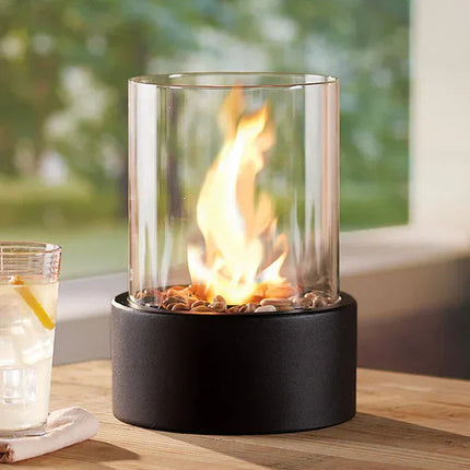 GlowLuxe | Table Lantern with Modern Design & Soft Flickering Flame | Cozy Atmosphere for Home and Outdoor Use 1
