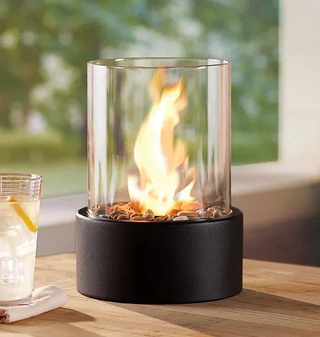 GlowLuxe | Table Lantern with Modern Design & Soft Flickering Flame | Cozy Atmosphere for Home and Outdoor Use 1