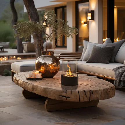 GlowLuxe | Table Lantern with Modern Design & Soft Flickering Flame | Cozy Atmosphere for Home and Outdoor Use 4
