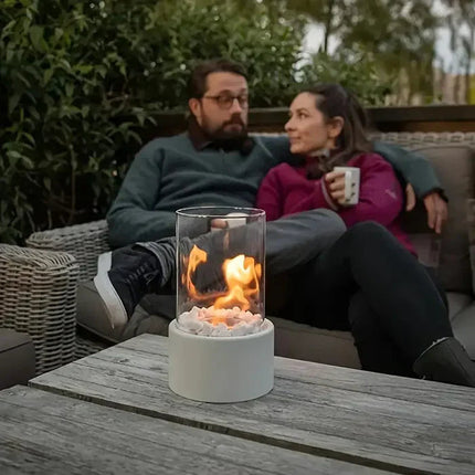 GlowLuxe | Table Lantern with Modern Design & Soft Flickering Flame | Cozy Atmosphere for Home and Outdoor Use 5
