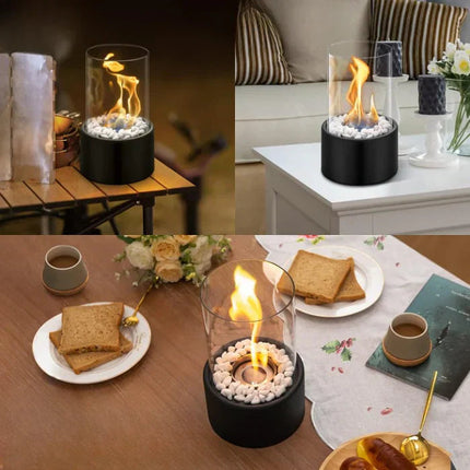 GlowLuxe | Table Lantern with Modern Design & Soft Flickering Flame | Cozy Atmosphere for Home and Outdoor Use 7