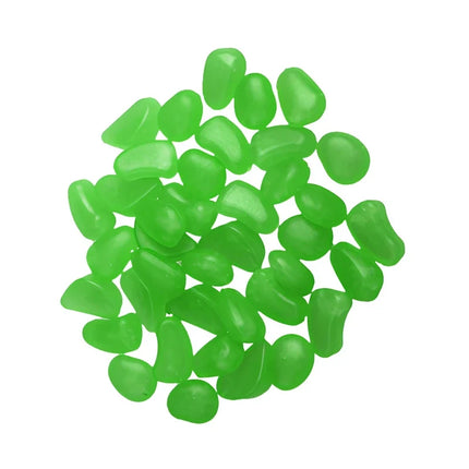 Luminous Glow Pebbles with Light-Absorbing Effect | Waterproof Decorative Stones for Gardens and Aquariums