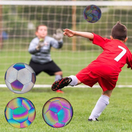 GlowSphere | Reflective Soccer Ball with Holographic Effect | Eye-Catching Design for Stunning Photos 4