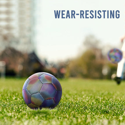 GlowSphere | Reflective Soccer Ball with Holographic Effect | Eye-Catching Design for Stunning Photos 6