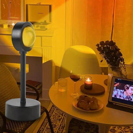 GlowSphere | Sunset Lamp with 4 Color Options & Adjustable Head | Perfect Ambient Lighting for Relaxation 1