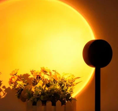 GlowSphere | Sunset Lamp with 4 Color Options & Adjustable Head | Perfect Ambient Lighting for Relaxation 4