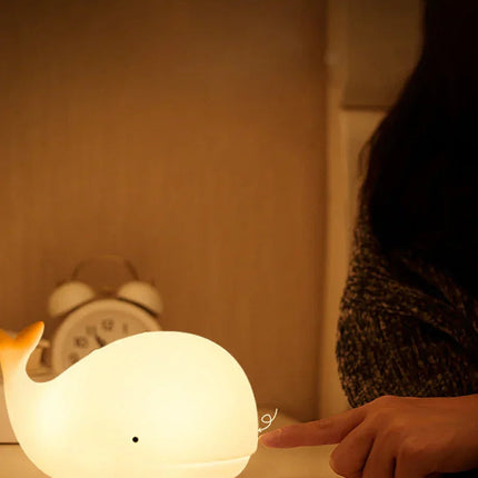 GlowWhale | Color Changing Night Light with Touch Control | Safe LED Light for Calming Sleep 2