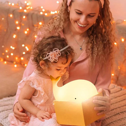 GlowWhale | Color Changing Night Light with Touch Control | Safe LED Light for Calming Sleep 3