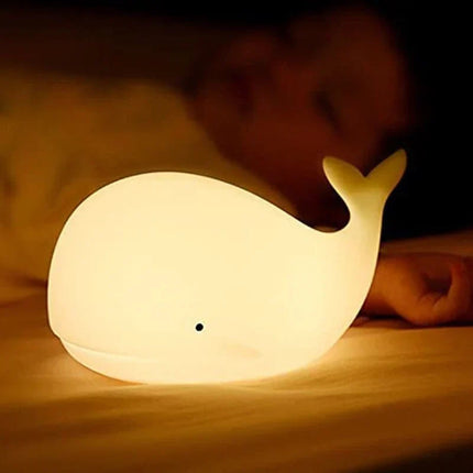 GlowWhale | Color Changing Night Light with Touch Control | Safe LED Light for Calming Sleep 4
