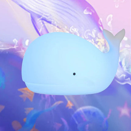GlowWhale | Color Changing Night Light with Touch Control | Safe LED Light for Calming Sleep 7