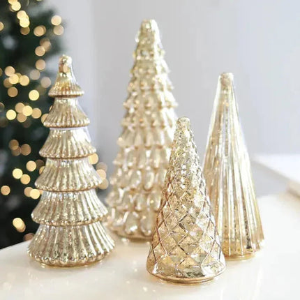 Glowing Christmas Tree Set | Elegant Holiday Decor with Timer & Amber Lights for Cozy Ambiance 3