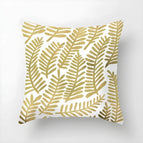 Golden Fern Leaves