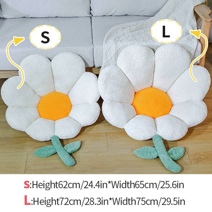 Golden Blossom | Soft Seat Cushion with Sunflower Design | Comfortable Support for Home and Office 3