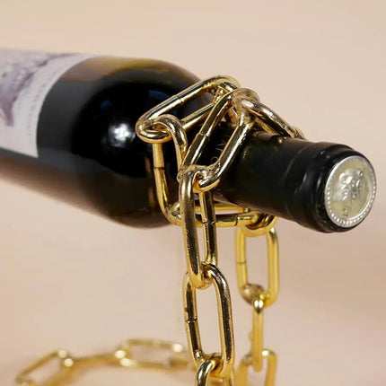 Floating Wine Bottle Holder, Balancing Wine Holder for Home Decor – image 8