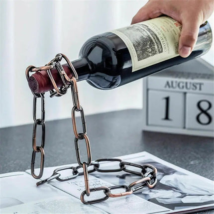 Floating Wine Bottle Holder, Balancing Wine Holder for Home Decor, Unique Gifts for Wine Lovers