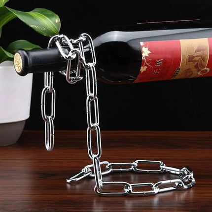 Floating Wine Bottle Holder, Balancing Wine Holder for Home Decor