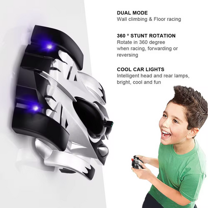 Gravity Defying | RC Car with Wall-Climbing Ability | Remote Control Stunt Vehicle for Thrilling Fun 4