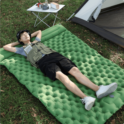 GreenCloud Air Sleeping Pad | Inflatable Camping Pad with Built-in Pillow | Ultimate Comfort for Outdoor Adventures 7