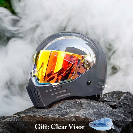 Full Face Motorcycle Helmet, Cruiser Motorcycle Gear – image 6