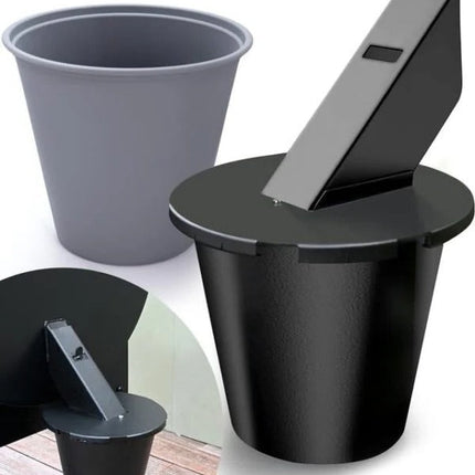 Grill Grease Collector | Enhanced Design with Secure Lid & Reusable Liner for Easy Cleanup 0