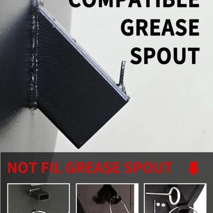 Grill Grease Collector | Enhanced Design with Secure Lid & Reusable Liner for Easy Cleanup 1