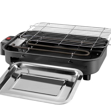 Electric BBQ Oven with Adjustable Temperature Control | Spacious 390MM Cooking Surface for Perfect Grilling