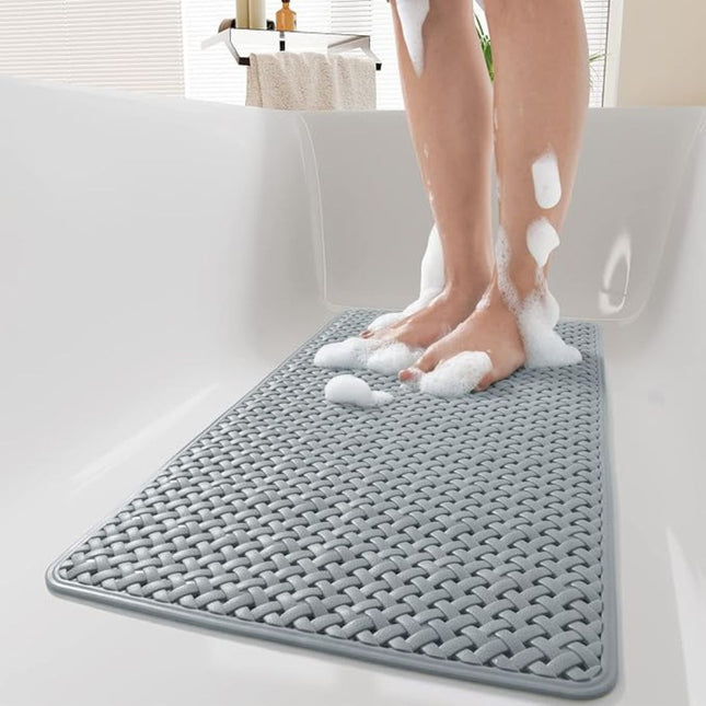 GripMaster | Non-Slip Bathtub Mat with Secure Suction Cups | Quick Drying Design for Enhanced Safety 0