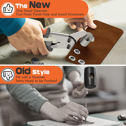 Grommet Master Kit | Heavy-Duty Grommet Tool with Double Leverage | Effortless Installation for DIY Projects 4