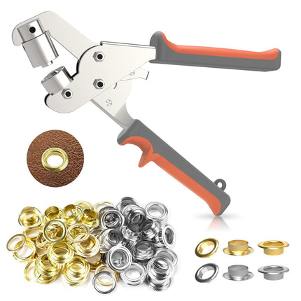 Grommet Master Kit | Heavy-Duty Grommet Tool with Double Leverage | Effortless Installation for DIY Projects 7