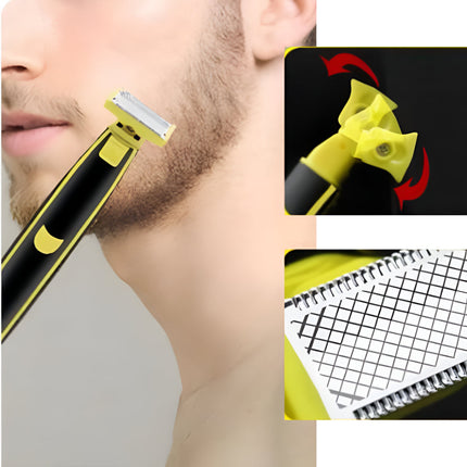 GroomEase | Men's Body Hair Trimmer with USB Charging & Adjustable Combs | Versatile Grooming Tool for Effortless Touch-Ups 4