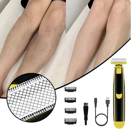 GroomEase | Men's Body Hair Trimmer with USB Charging & Adjustable Combs | Versatile Grooming Tool for Effortless Touch-Ups 5