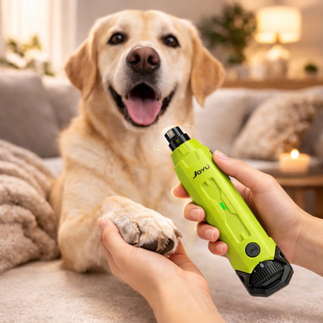 GroomPro | Dog Nail Grinder with 6 Speed Settings & Whisper-Quiet Technology | Ergonomic Design for Safe Pet Grooming 0