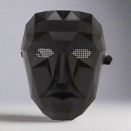 Guard Mask Costume Set | Adult Jumpsuit with Accessories for Bold Dress-Up 11