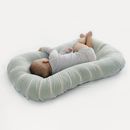 Baby Lounger for Newborns, Infant Lounger with Raised Edges – image 4