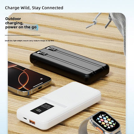 Portable Charger | Best Power Bank with Fast Charging & Digital Display | High Capacity Portable Power Bank for iPhone, Samsung & USB Devices