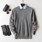 Grey - round neck / S