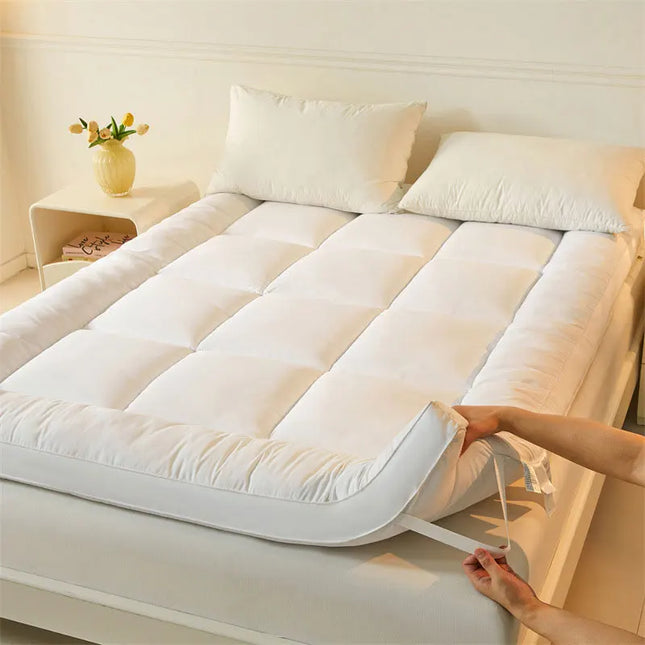 Comfort Rest | Foldable Mattress Topper with Anti-Slip Foam & Microfiber Cover | Portable Solution for Better Sleep