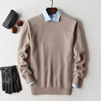 Beige - round neck / S