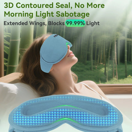 DreamEase | Bluetooth 3D Eye Mask with Light Blocking & Music Playback | Comfortable Sleep Aid for Restful Nights